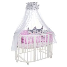 Комплект постельного белья Sweet Baby Gioia Rosa, цвет: розовый 8 предметов