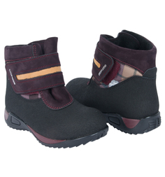 Ботинки Скороход, цвет: бордовый