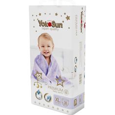 Трусики-подгузники Yokosun Premium, р. 4+, 12-20 кг, 38 шт