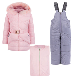 Комплект куртка/полукомбинезон Fun Time, цвет: мультиколор