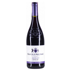 Вино красное полусладкое Baron DArignac Merlot 0,75 л