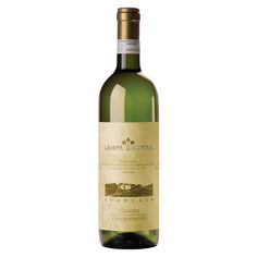 Вино белое сухое Giuseppe Cortese "Scapulin" Chardonnay Langhe DOC 0,75 л