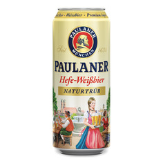 Пиво светлое фильтрованное Paulaner Hefe-Weissbier Naturtrub 0,5 л