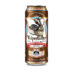 Пиво светлое нефильтрованное Wolpertinger Naturtrubes Hefeweissbier 0,5 л