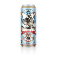 Пиво светлое фильтрованное Wolpertinger Alkoholfrei 0,5 л