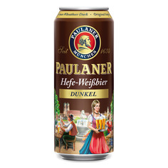 Пиво темное нефильтрованное Paulaner Hefe-Weissbier Dunkel 0,5 л
