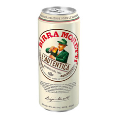 Пиво светлое фильтрованное Birra Moretti LAutentica 0,5 л