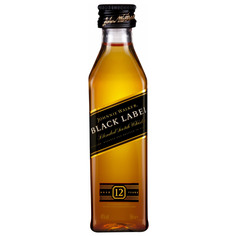 Виски Johnnie Walker Black Label 12 лет 50 мл
