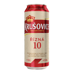 Пиво светлое фильтрованное Krušovice Rizna 10 0,5 л
