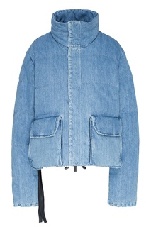 Джинсовая куртка-пуховик Unravel Project