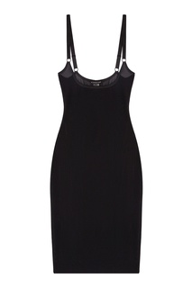 Платье-комбинация черного цвета Le Journal Intime
