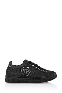 Кеды мраморной расцветки Philipp Plein Kids