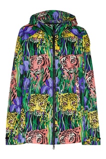Легкая куртка с тропическим принтом Gucci