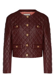 Стеганая куртка сиреневого цвета Gucci