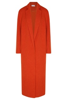 Шерстяное пальто оранжевого цвета Chapurin