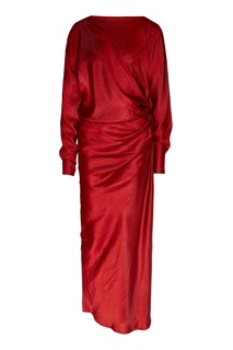 Красное платье с драпировками Daniil Antsiferov