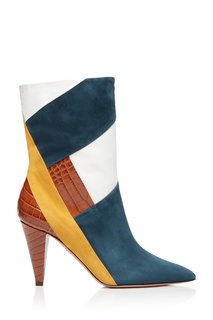 Разноцветные полусапоги Calder 85 Aquazzura