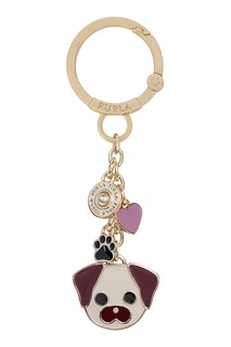 Золотистый брелок с подвесками Furla