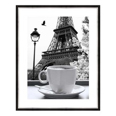 Картина (40х50 см) Париж и чашка кофе BE-103-298 Ekoramka