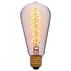 Лампа накаливания ST64 E27 240В 40Вт 2200K 051-927 Sun Lumen