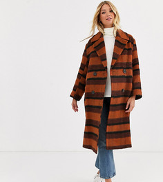 Пальто в клетку ASOS DESIGN Maternity