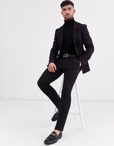 Темно-фиолетовые зауженные брюки Avail London