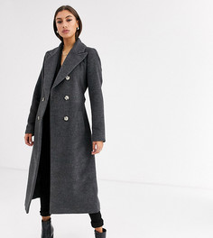 Двубортное пальто с поясом Glamorous Tall