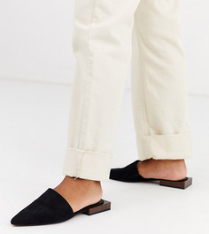 Черные мюли для широкой стопы ASOS DESIGN - Magic