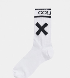 Белые носки COLLUSION Unisex