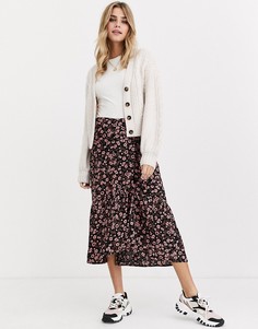 Юбка миди с цветочным принтом Miss Selfridge