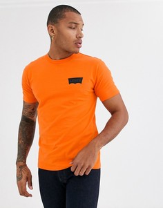 Оранжевая футболка Levis Skateboarding