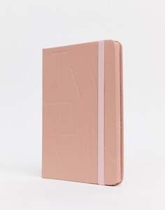 Розовый еженедельник в кожаной обложке kikki.K 2020