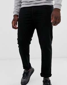Черно-белые брюки с полосками Burton Menswear Big & Tall