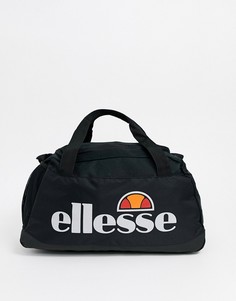 Черная маленькая сумка со светоотражающим логотипом ellesse