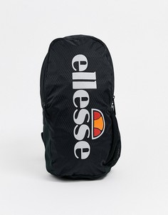 Черная сумка со светоотражающим логотипом ellesse