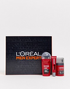 Набор увлажняющих и антивозрастных средств по уходу за кожей LOreal Men Expert