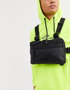 Черная сумка на грудь Consigned