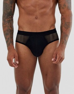 Черные сетчатые трусы ASOS DESIGN