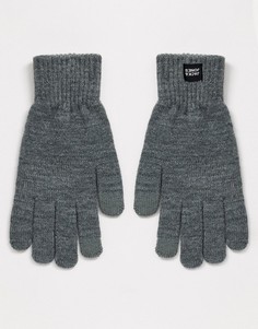 Серые перчатки Jack & Jones