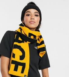 Желтый шарф с логотипом The North Face