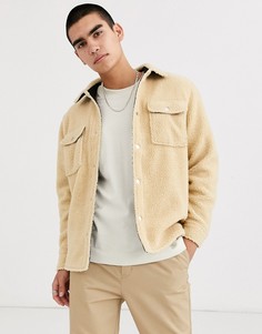 Бежевая куртка Weekday