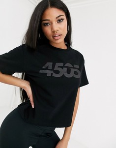 Oversize-футболка с заниженной линией плеч и логотипом ASOS 4505