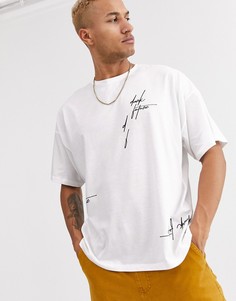 Oversize-футболка с логотипом "Dark Future" ASOS