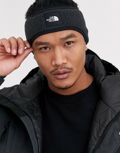 Черные флисовые наушники The North Face