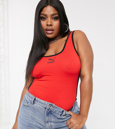 Боди красного цвета Puma Plus Classics