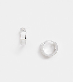 Серебряные серьги-кольца DesignB
