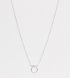 Серебряное ожерелье с подвеской-кольцом эксклюзивно от Kingsley Ryan