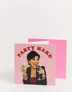 Поздравительная открытка WACTT - party hard on your birthday Central 23