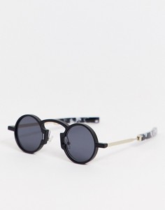 Круглые солнцезащитные очки черного цвета Spitfire