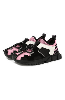 Текстильные кроссовки Sorrento Trekking Dolce & Gabbana